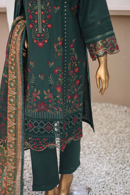 3 PC – Teal - Festive Embroidered