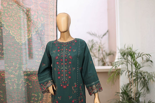 3 PC – Teal - Festive Embroidered