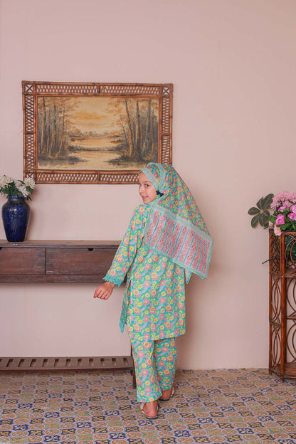 03 PC Stitch - TURQUISE - SHIRT - EMBROIDERED