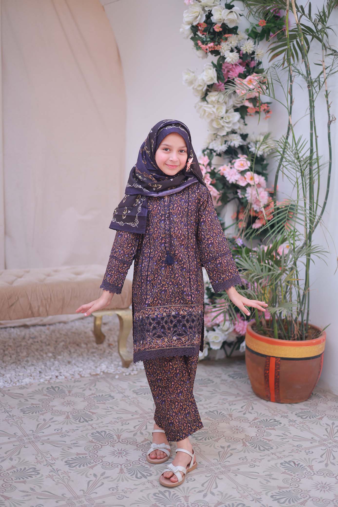 03 PC - PLUM - SHIRT - EMBROIDERED